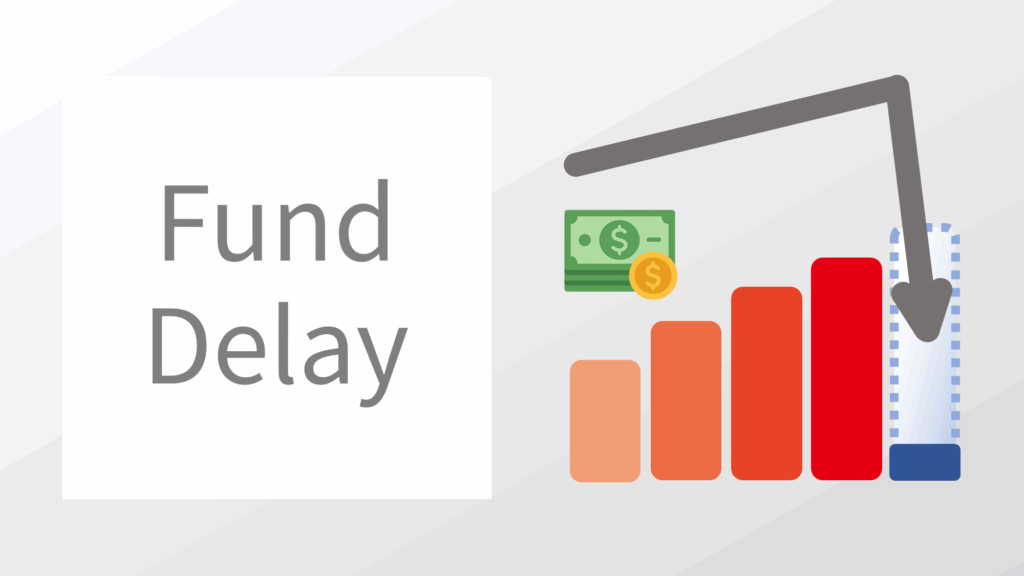 クラウドバンクのファンド償還遅延による資産減少を示すグラフ