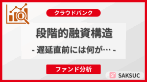 クラウドバンクの段階的融資と遅延直前の動きを分析した記事のアイキャッチ